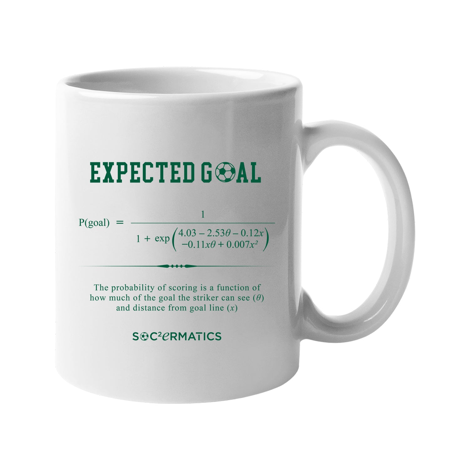 Expected Goal - Soccermatics - Mug 11 oz