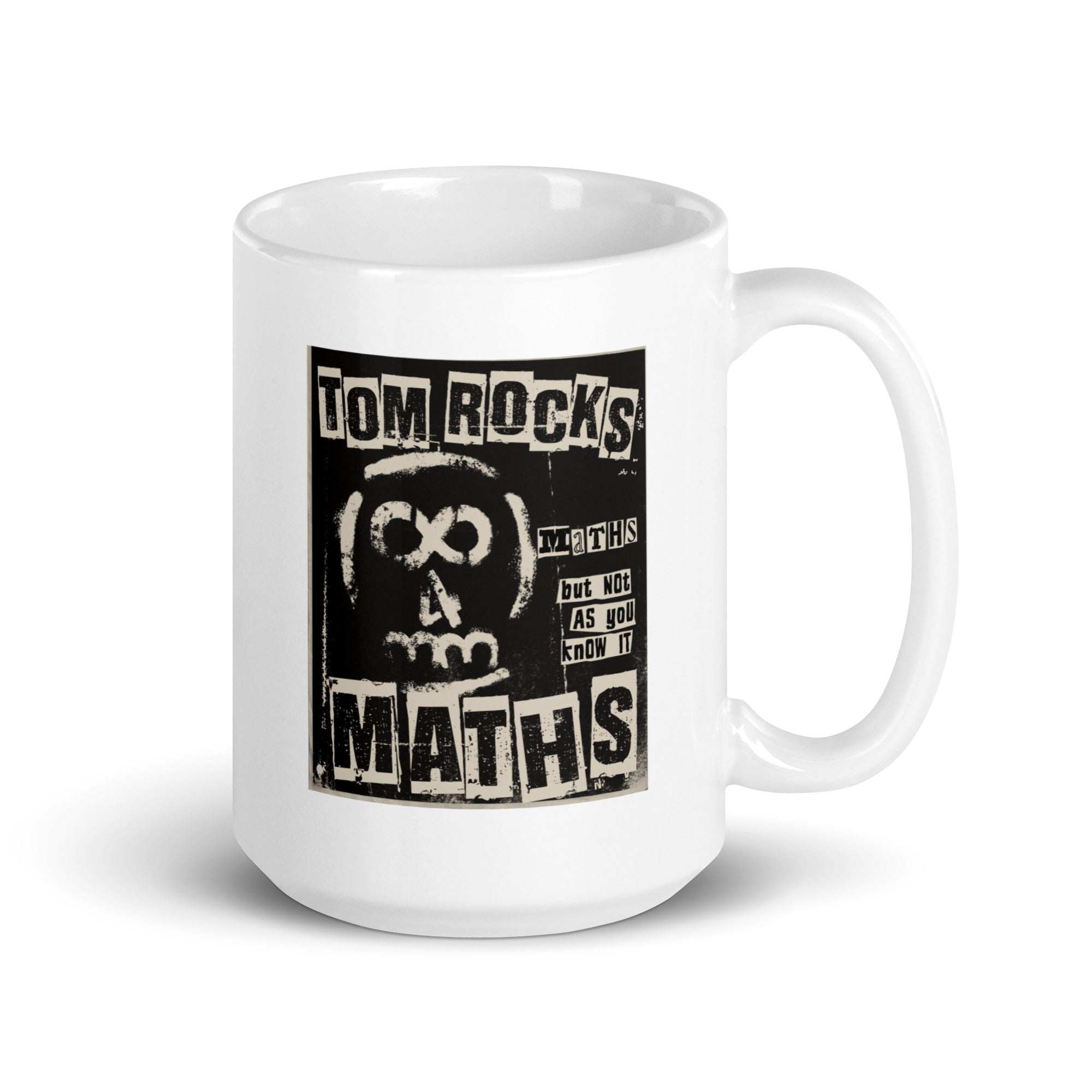 Tom Rocks Maths Punk White Mug - TRM