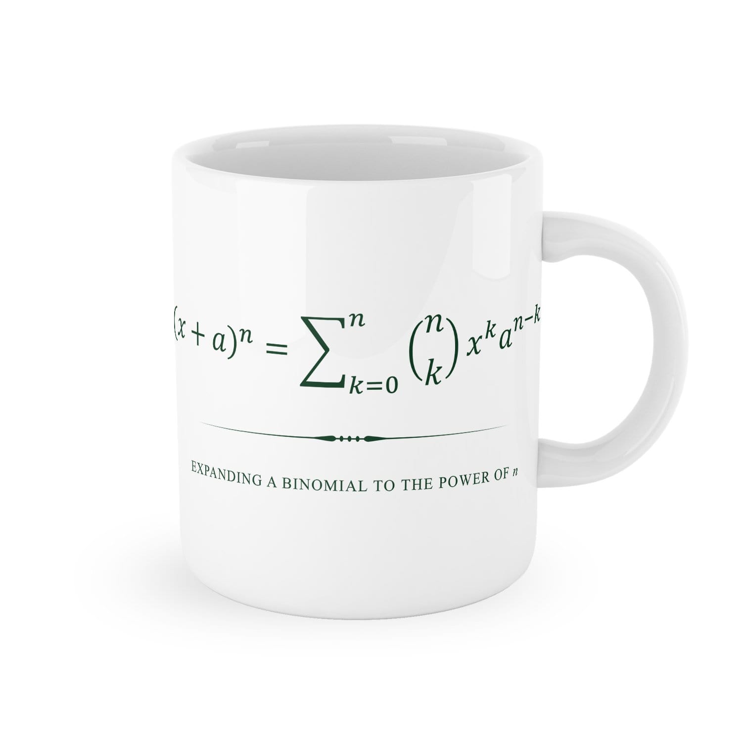 Binomial Theorem White Mug