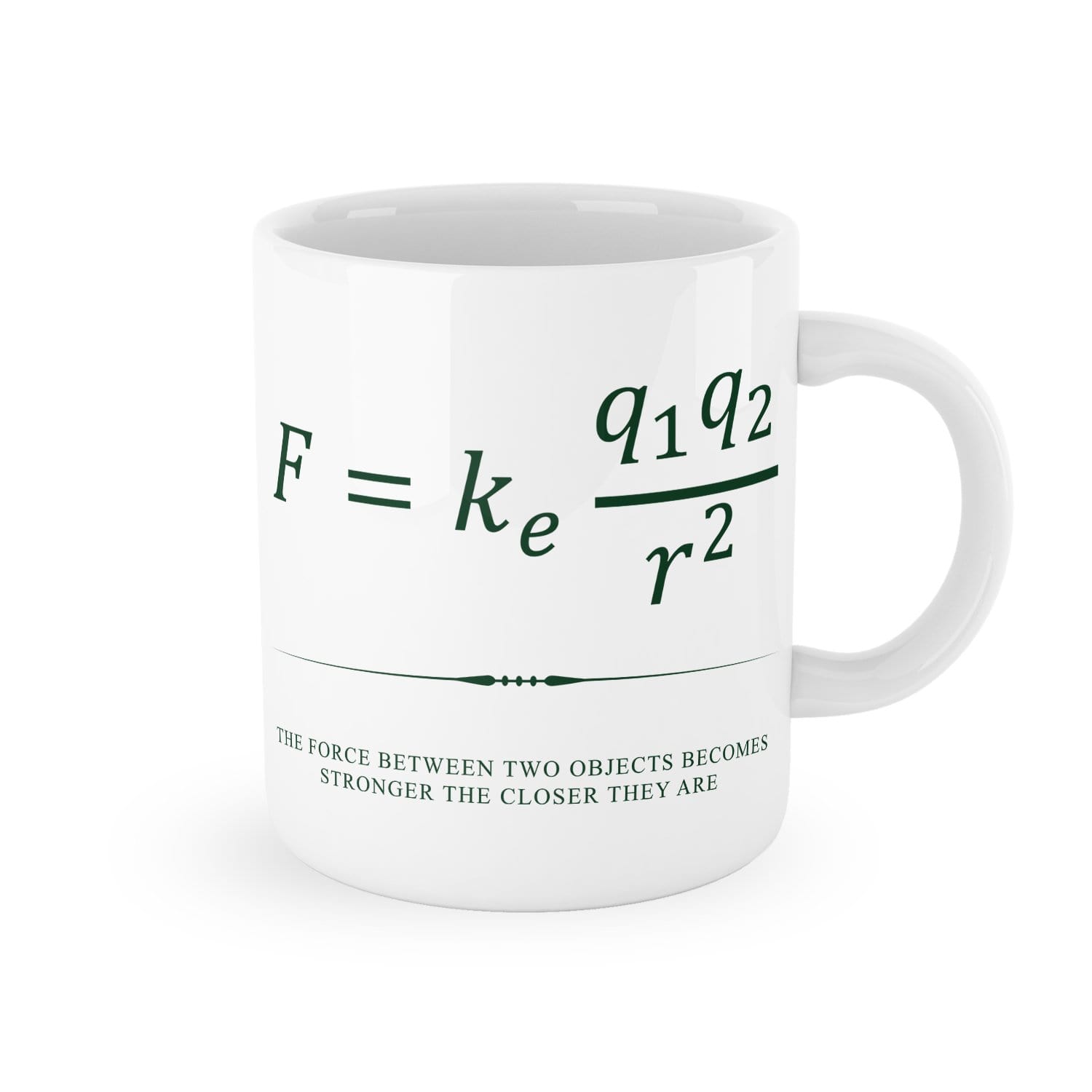 Coulomb's Law White Mug