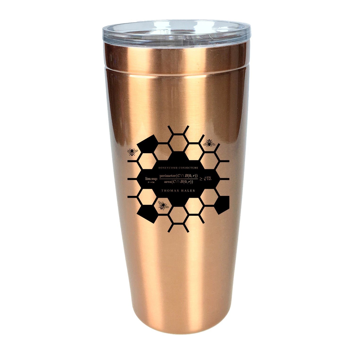 Honeycomb Conjecture Steel Tumbler