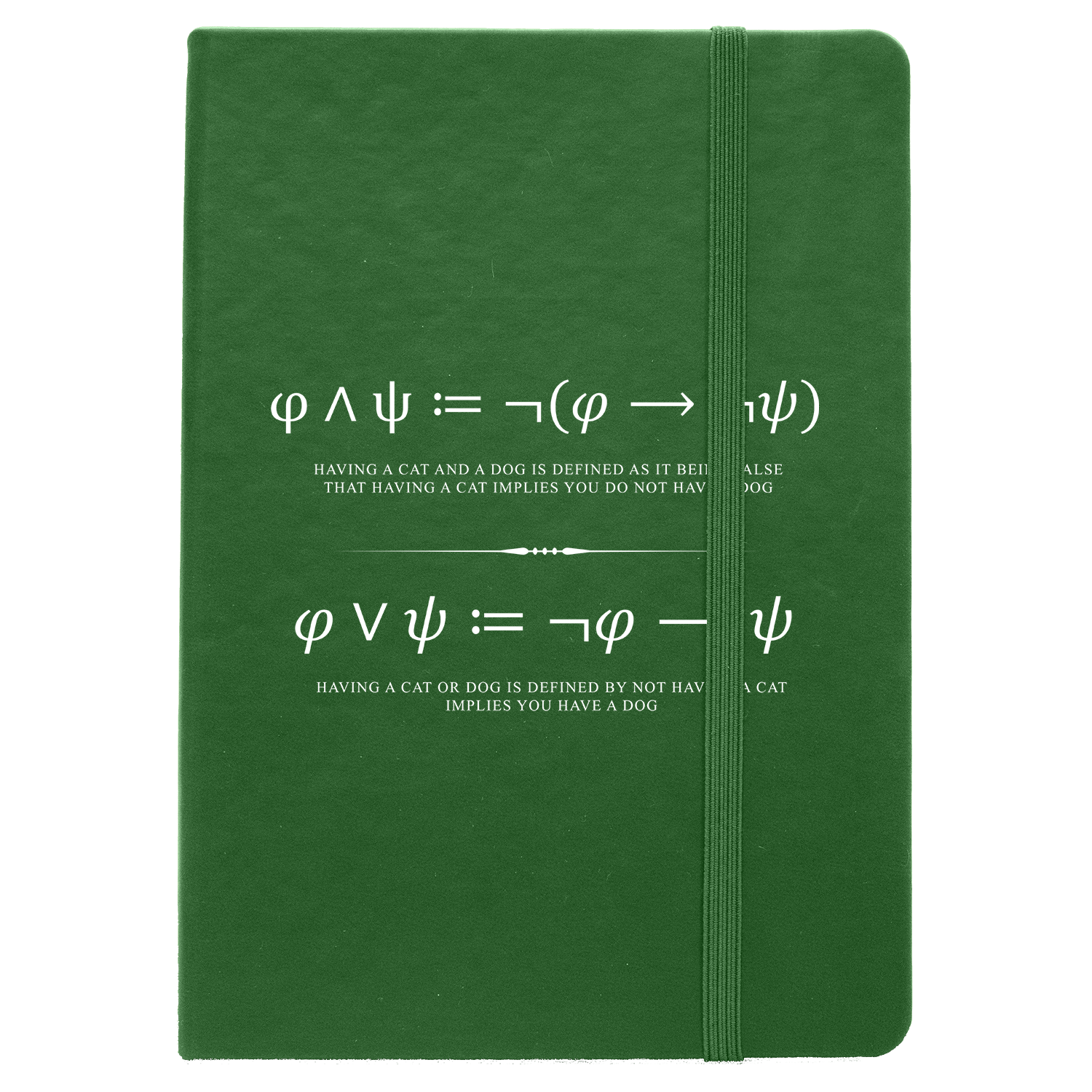 Logical Conjunction Notebook Stationery