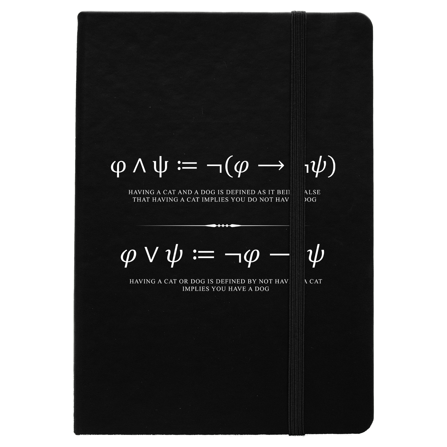 Logical Conjunction Notebook Stationery