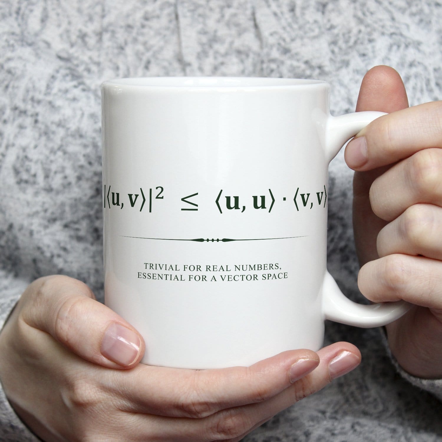 Cauchy-Schwarz Inequality White Mug