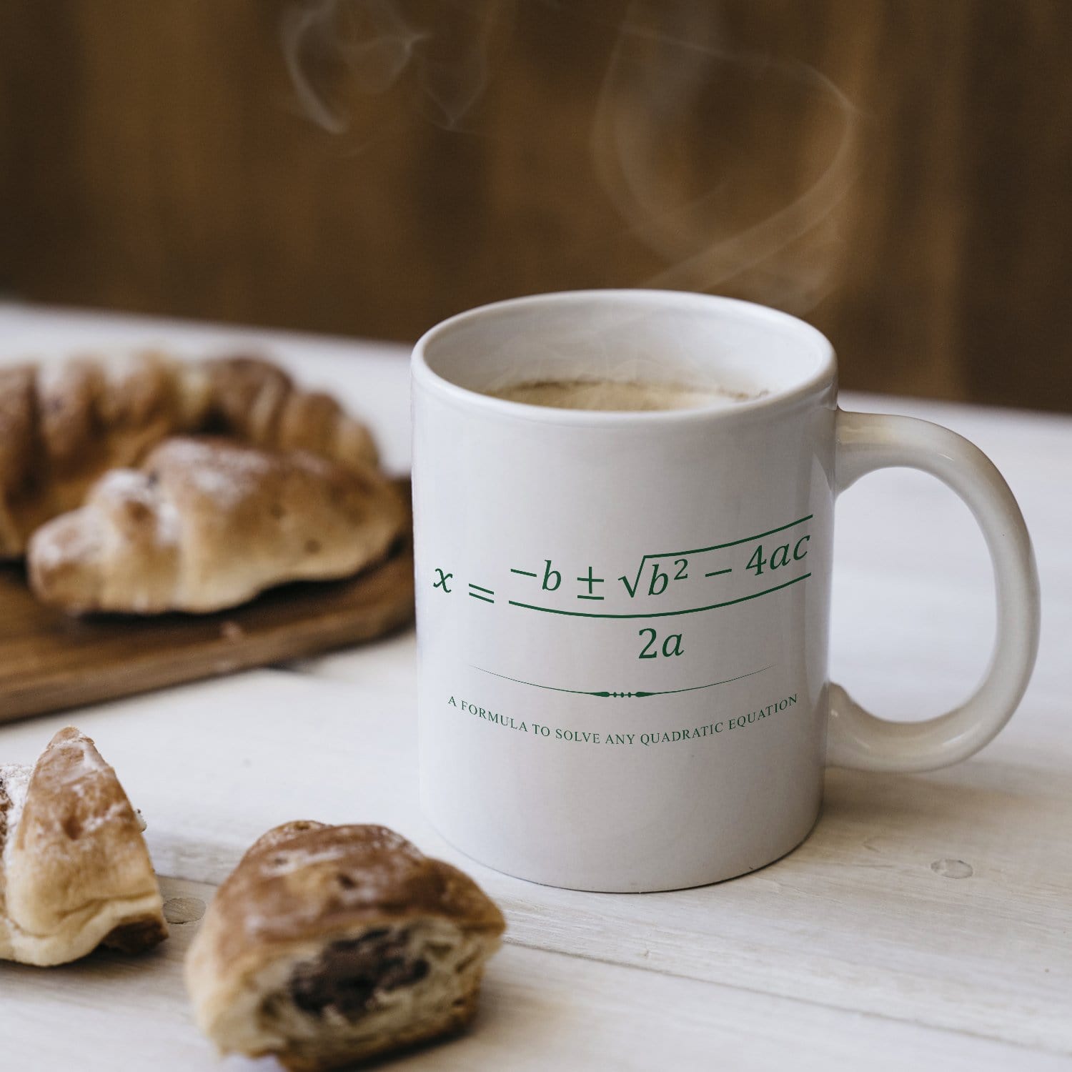 Quadratic Formula White Mug