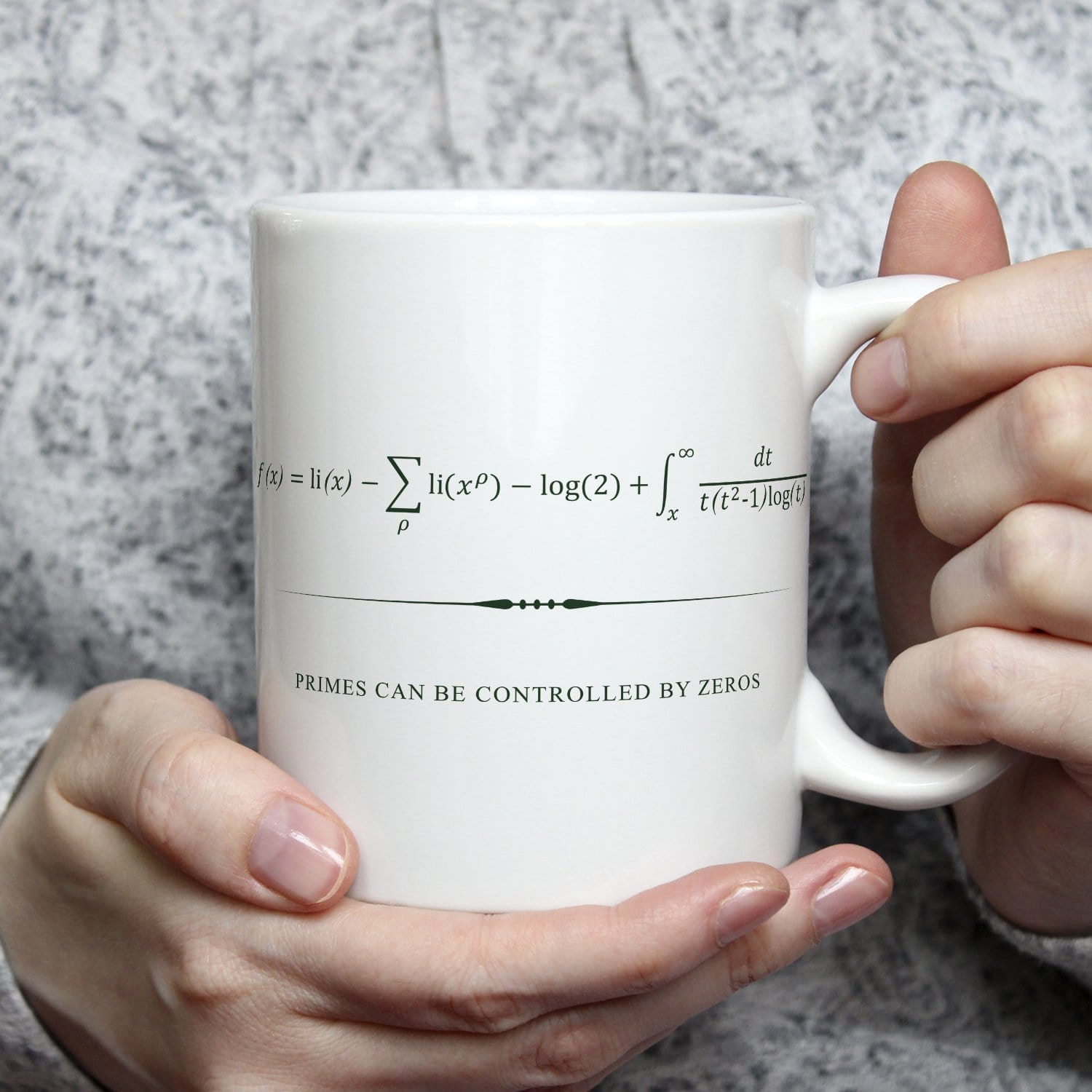 Riemann's Hypothesis White Mug