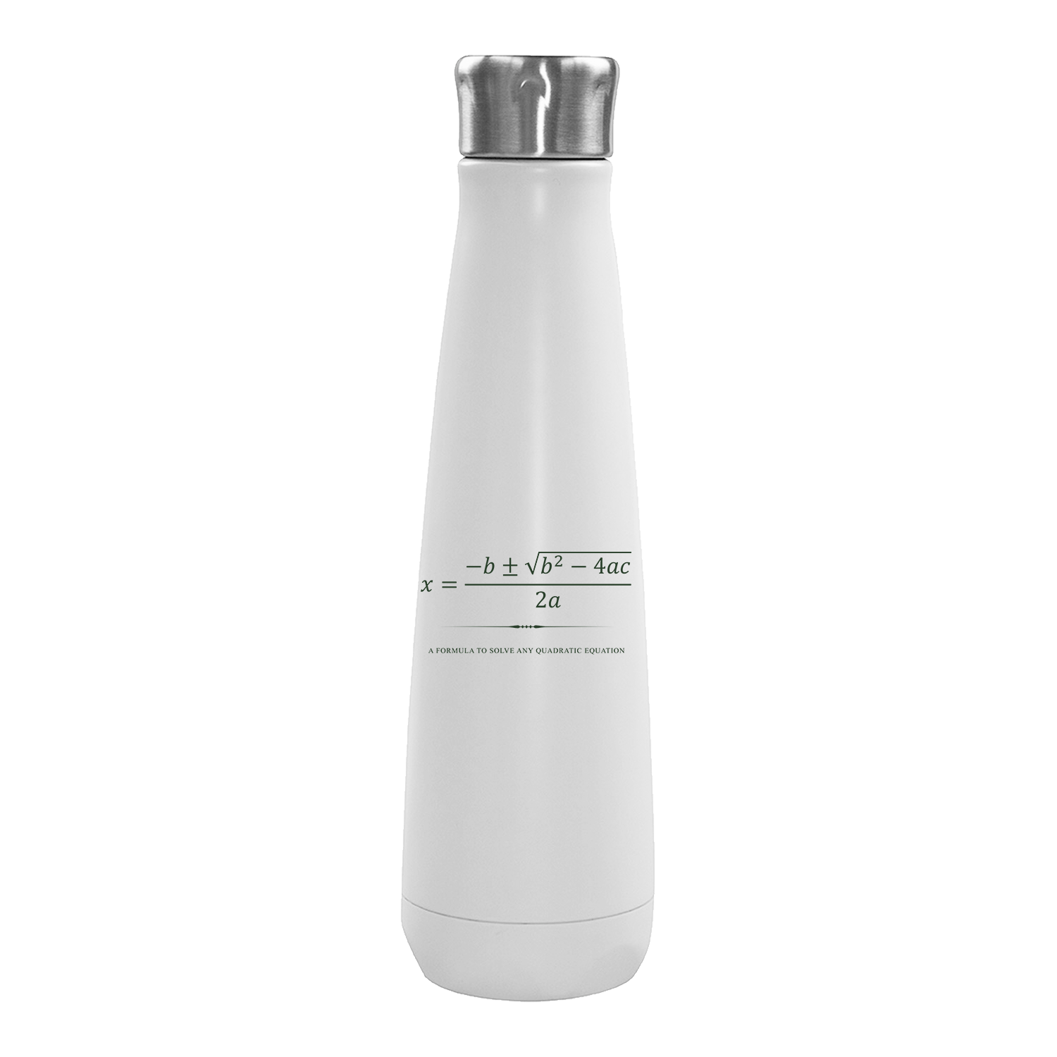 Quadratic Formula Water Bottle