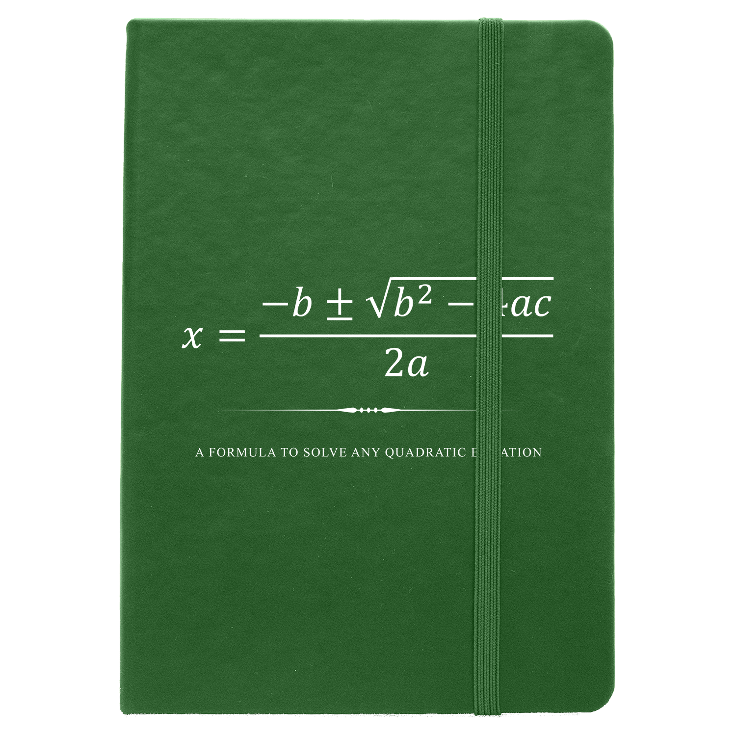 Quadratic Formula Notebook Stationery