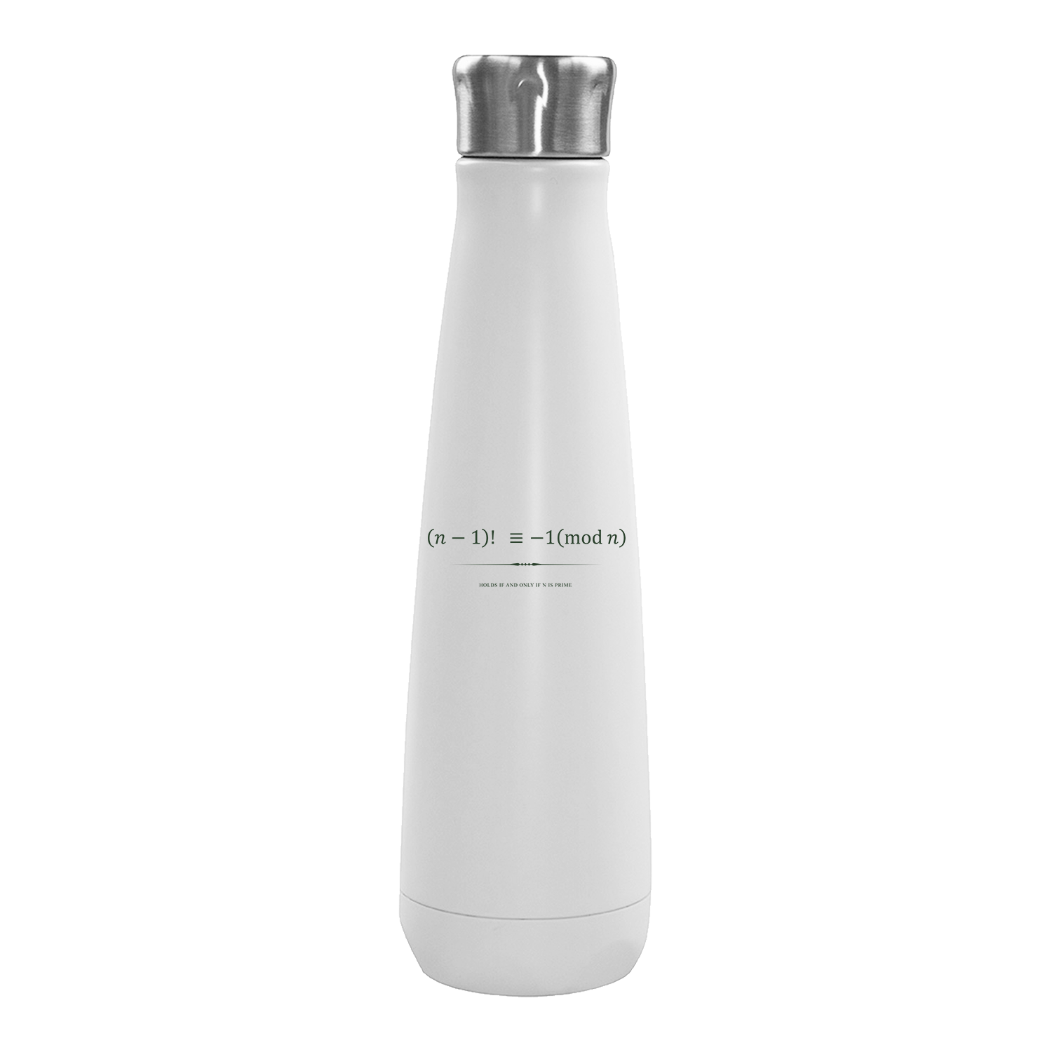 Wilson's Theorem Water Bottle