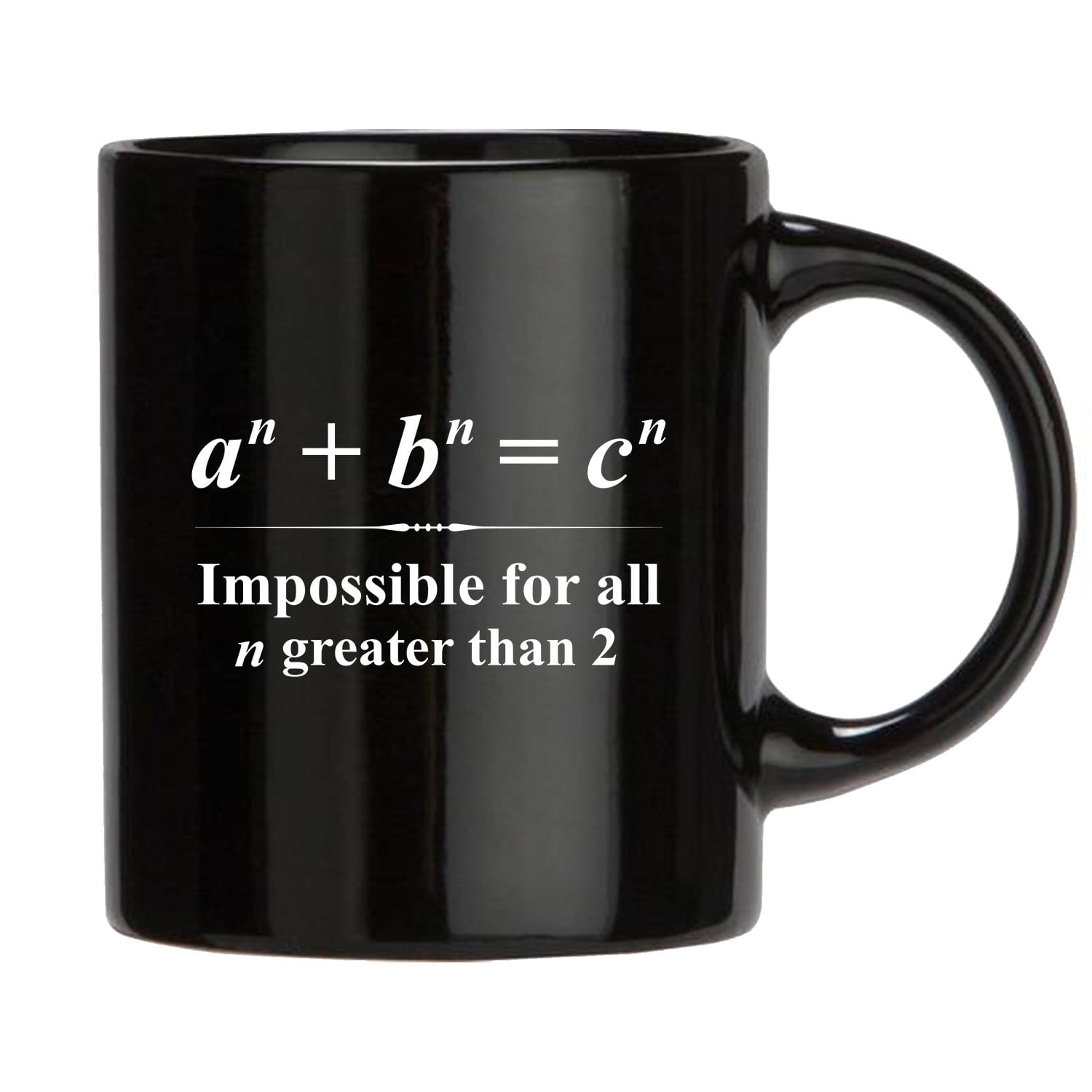 Fermat's Last Theorem Black Mug